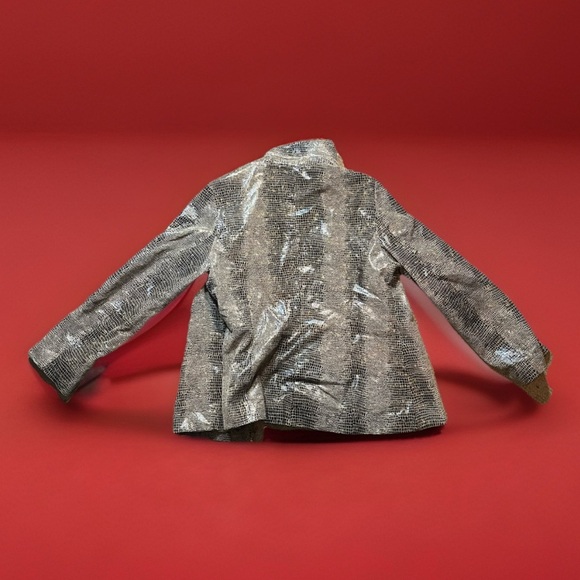 Vintage Luxury Danier Genuine Snakeskin Leather Skirt Suit Size M (Vintage XL) - Picture 4 of 8